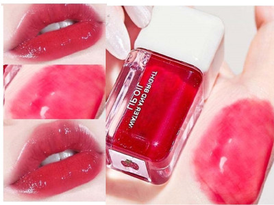 GABBU Fruit Crazy Lip Oil Lip Gloss Moisturizing, Plumping, Hydrating - Red Shine(3.4 ml, Red)