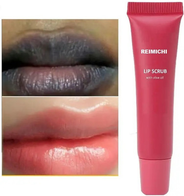 REIMICHI New Lip Scrub for gentle exfoliation, hydrated, smooth & soft lips Scrub(10 ml)