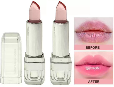 YAWI PINK GLOSSY GEL COLOR CHANGING LIPSTICK WATERPROOF LIPSTICK(MULTI SHADE, 7.2 g)