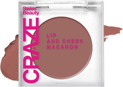 SWISS BEAUTY Craze Lip and Cheek Macaron Macron(Pack of: 1, 3 g)