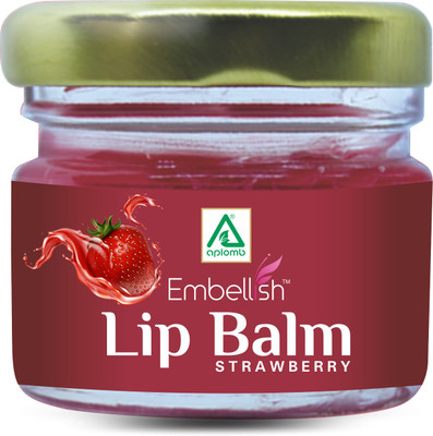 Aplomb Embellish Strawberry Lip Balm/Lip Care Strawberry(Pack of: 1, 20 g)