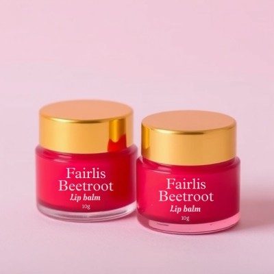 Fairlis Natural Beetroot Lip Balm– Hydrating, Tinted, and Nourishing for Soft, Rosy Lips BEETROOT(Pack of: 1, 10 g)