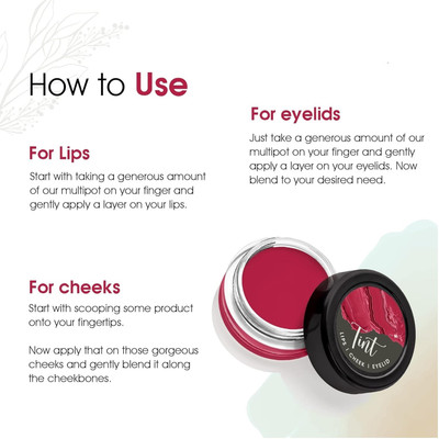GFSU - GO FOR SOMETHING UNIQUE Lip Tint & Cheek Tint Matte Finish Blush For Women fruity(Pack of: 1, 8 g)