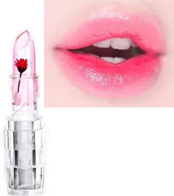 Jiwoo New Magic Jelly Flower Lipstick Temperature Color Changing Lipstick(PINK, 3.6 g)