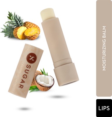 SUGAR Cosmetics Tipsy Lip Balm - Long Lasting Moisturization with Shea Butter and SPF Protection 03 Pinacolada(Pack of: 1, 4.5 g)