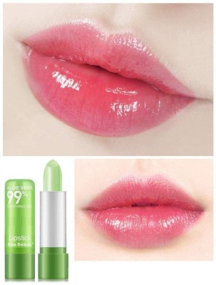 tanvi27 Aloe Moisturizing Waterproof Color Changing Long Lasting Nutritious Lip Balm ALOE VERA(Pack of: 1, 1.8 g)
