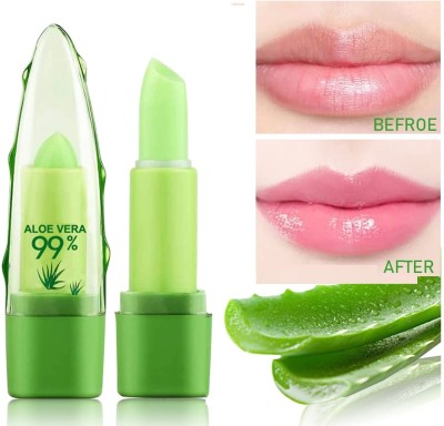 AMOSFIA Fruit Lip Oil Lip Balm MINT, ALOE VERA(Pack of: 1, 5 g)