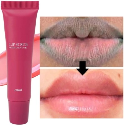 GABBU Lip Scrub Balm for Lightening and Brightening Dark Lips - Lip Scrub fruit(Pack of: 1, 10 g)