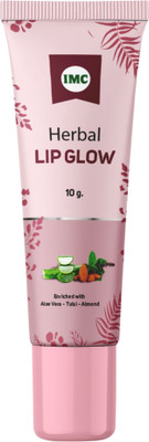 IMC Herbal Lip Glow | Protects, Rejuvenates, Smoothens Chapped & Dark Lips Aloe Vera, Tulsi, Almond Oil & Tea Tree Oil(Pack of: 1, 10 g)