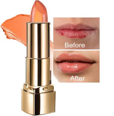 manasona Glossy finish Moisturizing Color Change to Orange Gel Lipstick(Orange, 3.6 g)