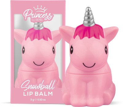 Renee Princess Snowball Lip Balm, 3gm Snowball(Pack of: 1, 3 g)