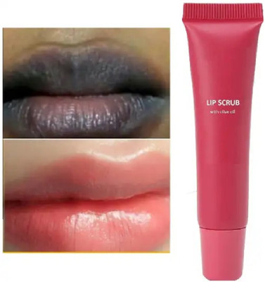 EVERERIN Lip Moisturizing For Dry And Chapped Lips For Smooth And Bright Lips Scrub Strawerry(Pack of: 1, 10 g)