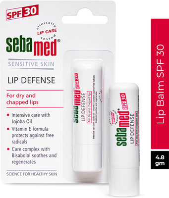 Sebamed Lip Defense | SPF 30 + Vit E, Jojoba Oil, Chamomile |(Pack of: 1, 4.8 g)