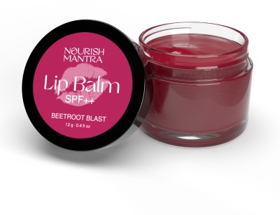 Nourish Mantra Dark Lips Tinted Lip Balm with SPF Made with Beetroot Extracts & Shea Butter Beetroot(Pack of: 1, 12 g)