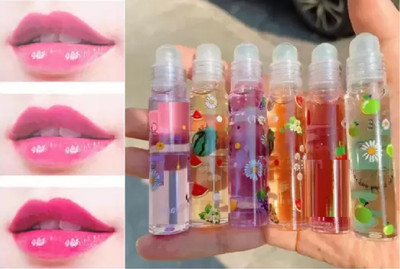 Aylily Roll-on Hydrating Lip Gloss Tinted Lip Balm, Long Lasting(18 g, MULTICOLOR)