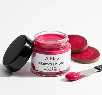 Fairlis Natural Lip Balm with Plant Tint Extract BEETROOT(Pack of: 1, 10 g)