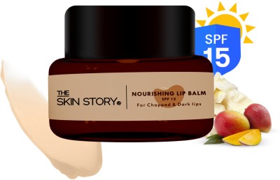 The Skin Story Lip Balm for Dry, Chapped Lips | Lightens Pigmentation, SPF 15 | for Women & Men vanilla(Pack of: 1, 25 g)