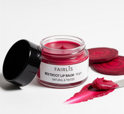 Fairlis Lip Lightening Balm with Beetroot & Shea Butter BEETROOT(Pack of: 1, 10 g)