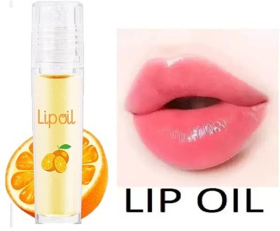 Emijun Transparent Lip Oil, Fruity Moisturising orange(Pack of: 1, 3.8 g)