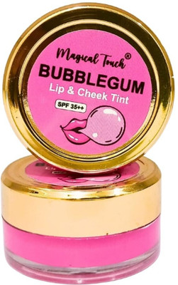 Magical Touch Bubble-Gum Lip & Cheek Tint with SPF 35 – Lightweight, Long-Lasting BUBBLE GUM(Pack of: 1, 20 g)