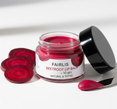 Fairlis Natural Pink Lip Balm with Soft Texture BEETROOT(Pack of: 1, 10 g)