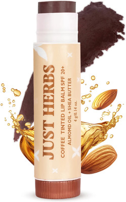 Just Herbs Tinted Lip Balm SPF 20+ For n- Coffee(Pack of: 1, 4 g)