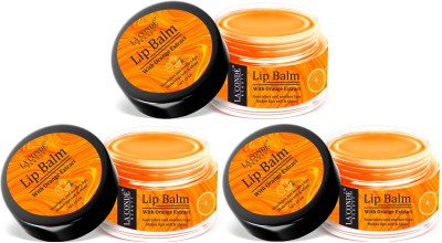 La'Conde Orange Extract Lip Balm for Soft and Natural Lips Pack 3 of 15gms(45 g, Orange)