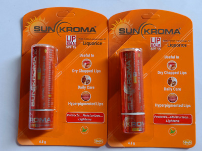 Sunkroma Lip balm SPF 15 (Pack of 2) Mint(Pack of: 2, 8.16 g)