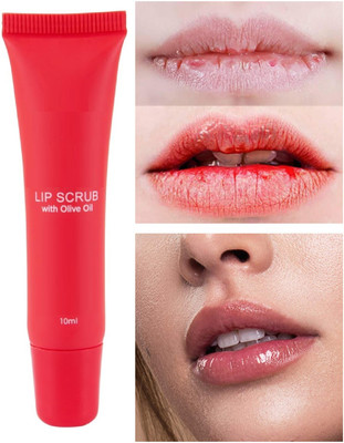 Jiwoo Lip Scrub, Lip Scrub For Pigmentation, Lip Scrub For Dark Lips For Women & Men STRAWBERRY(Pack of: 1, 10 g)