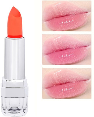 manasona Waterproof Moisturizing Lip Balm Magic PH Color Change Lip Gloss Makeup(Orange, 3.5 g)