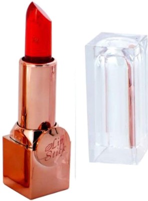 YAWI Magic Change Temperature Mood Lipstick Moisturizer Jelly Flower Lipstick(3.6 ml, Red)