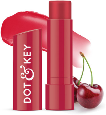 Dot & Key Barrier Repair Hydrating Lip Balm SPF 50 | Cherry Crimson |Soft Tinted Chapstick Cherry(Pack of: 1, 4.5 g)