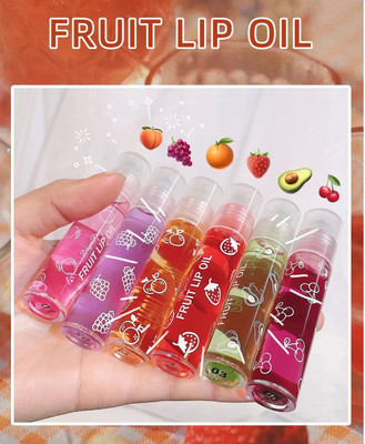 GABBU Oil Set Transparent Lip Colorless Moisturizing Lip fruity(Pack of: 6, 21 g)