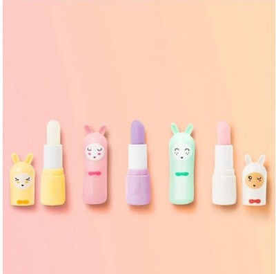 KAIASHA 3 PC CARTOON LIP BALM FOR DRY LIPS FRUITY(Pack of: 3, 10 g)