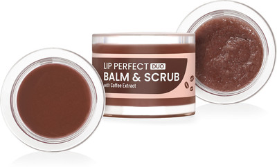 SWISS BEAUTY Lip Perfect Duo Balm & Scrub with Coffee Extract Coffee(Pack of: 1, 7 g)