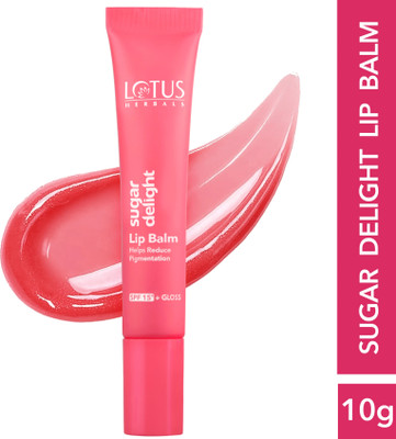 LOTUS HERBALS Sugar Delight Lip Balm with SPF 15 for Dry and Chapped Lips Sugar Delight(Pack of: 1, 10 g)
