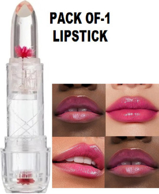 AFARAXIA Pack Of 1 Lipstick Waterproof Jelly Flower Lipstick For Women & Girls fruit(Pack of: 1, 3.6 g)