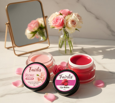 Fairlis Rose and Beetroot Lip Care Combo for Women and Girls Rose(Pack of: 2, 20 g)