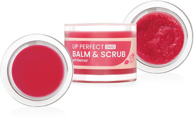 GULGLOW99 Duo Balm & Scrub for Pigmented Lips For Men & Women Beetroot(Pack of: 1, 7 g)