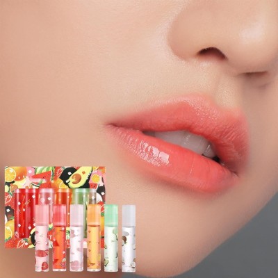 HUZURLU Roll Baby Lip Oil Fruit(Pack of: 6, 18 g)