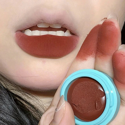 manasona Lip Mud Waterproof Moisturizing Long Lasting Blush Tint Lip Cheek Lip Stain(8 g)