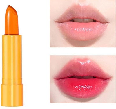 GULGLOW99 Lip Balm Long-lasting Moisturizing Color Change Hydration Temperature ORANGE(Pack of: 1, 4 g)