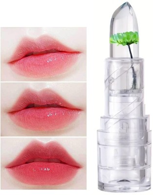 Latixmat Waterproof Flower Lipstick Magic Jelly FRUIT(Pack of: 1, 3.6 g)