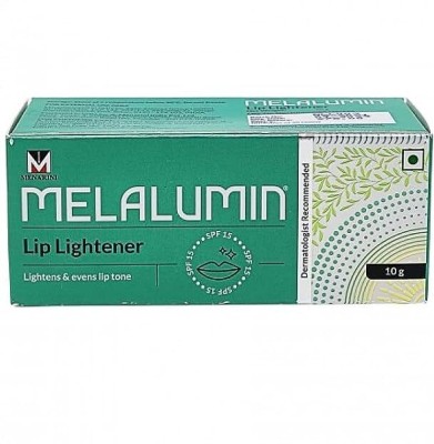 MENARINI Melalumin Lip Lightener | SPF 15 - Even Lip Tone, No Flavor(Pack of: 1, 10 g)