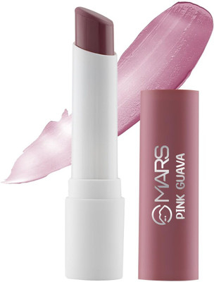 MARS Tinted Lip Balm Enriched with Shea Butter & Cocoa Extract, Repair Chapped Lips 04-PINK GUAVA(Pack of: 1, 3 g)