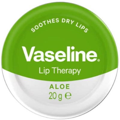 Vaseline Therapy Lip Balm Tin, Aloe Vera, 0.6 Ounce ALOE(Pack of: 1, 20 g)