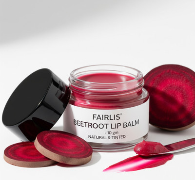 Fairlis Lip Balm for Soft, Rosy Lips Naturally BEETROOT(Pack of: 1, 10 g)