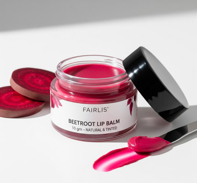 Fairlis Natural Lip Glow Balm with Beetroot Base BEETROOT(Pack of: 1, 10 g)
