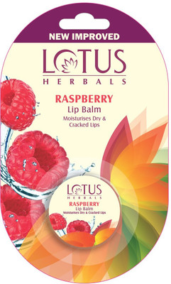 LOTUS HERBALS RaspBerry Lip Balm RaspBerry(Pack of: 1, 5 g)