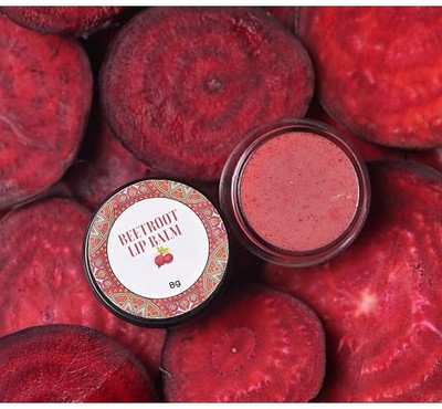 YELGO Beetroot Lip Balm With Beetroot Extract Organic Lip Balm for Dry Fruits(Pack of: 1, 8 g)